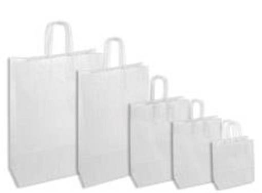 Florio - Shopper Kraft Bianco  22x10x32 70210