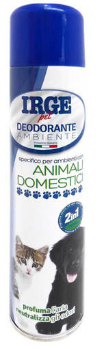 Irge Deo Ambiente Spray per Aniomali Domestici 300 ml Talco