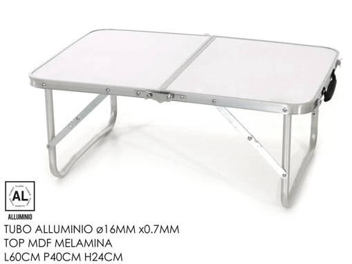 TAVOLINO PIEGHEVOLE 60X40X24CM