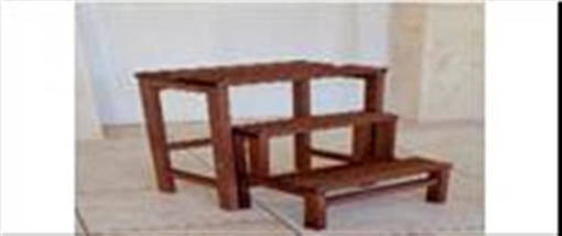 Legno Line Sgabello Ribaltabile