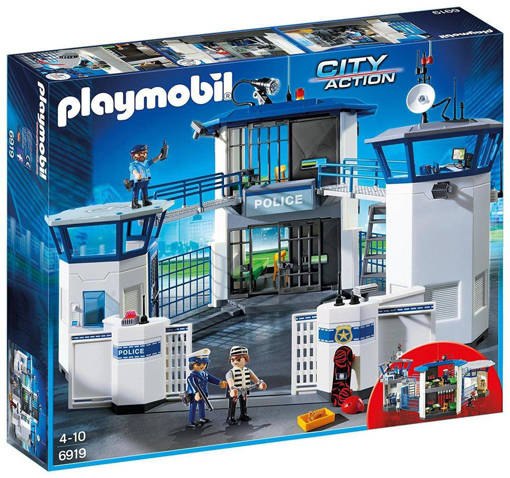 Playmobil Police 6919 Stazione Della Polizia Con Prigione