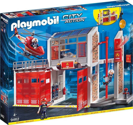 Playmobil Vigili del Fuoco 9462 Grande Centrale dei Vigili del Fuoco