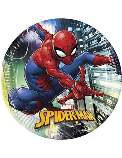 Piatti Carta Spiderman Team Up Diam Cm 23 Cf 8