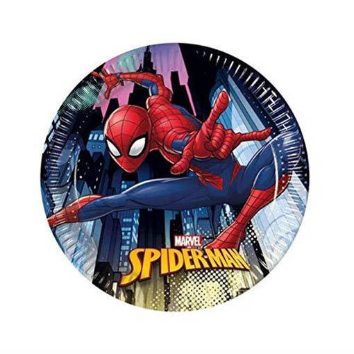 Piatti Carta Spiderman Team Up Diam Cm 20 Cf 8