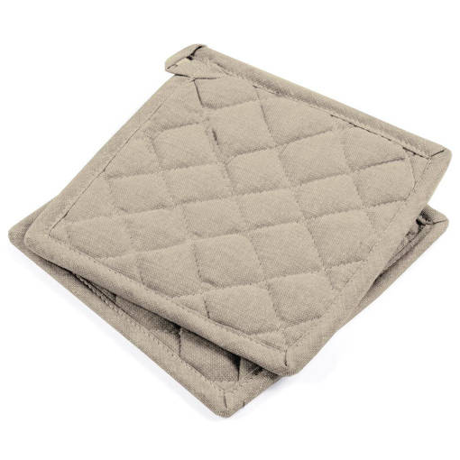 Zambetti Coppia Presine Ajour Beige Melamnge