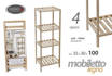 Legno&Disegno MOBILE 4 MENSOLE 35*30*100 XJL146176