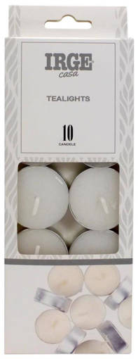 Irge candele tealights bianche 9pz