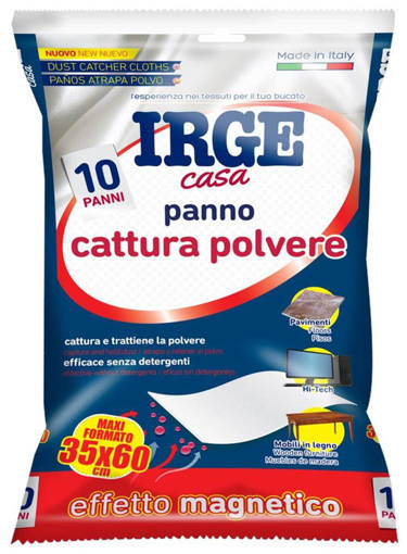 Irge Panno Catturapolvere Maxi, 35x60 cm, 10 pezzi