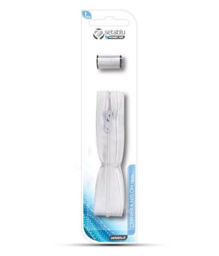 Setablu Cerniera 18Cm Bianca Con Nylon