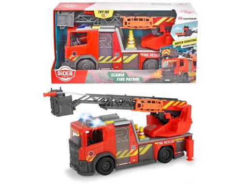 Simba - Scania Fire Rescue Cm. 35 Rosenbauer, Luci E Suoni 203716017038