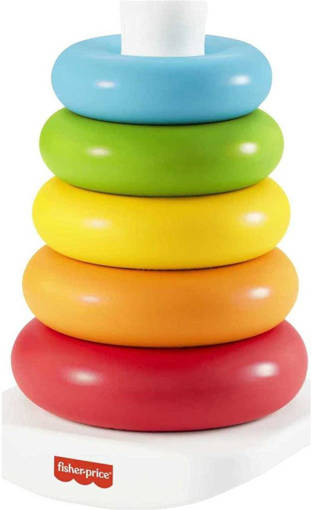Mattel - Fisher-Price - Piramide 5 Anelli Eco GRF09