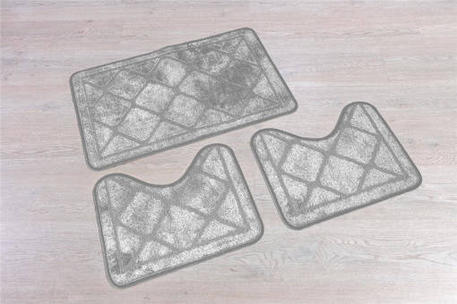 Zambetti Tappeto Bagno Mary 50*80 Grigio Chiaro