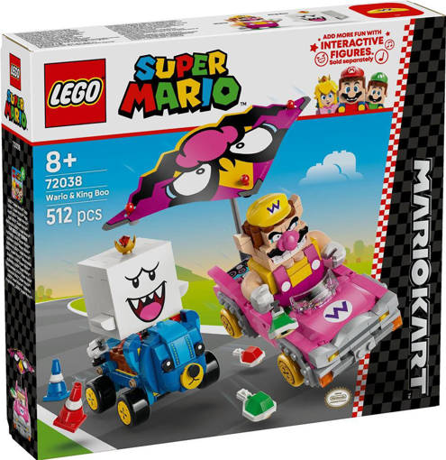Lego Super Mario 72038 Mario Kart™ – Wario e Re Boo