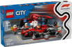 Lego City Formula 1 60443 Pitstop e meccanici con monoposto Ferrari F1®