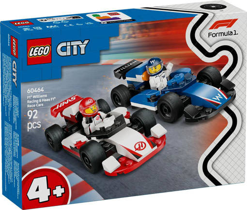 Lego City Formula 1 60464 Monoposto Williams Racing e Haas F1®