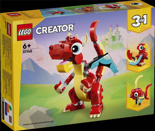Lego Creator 31145 Drago rosso