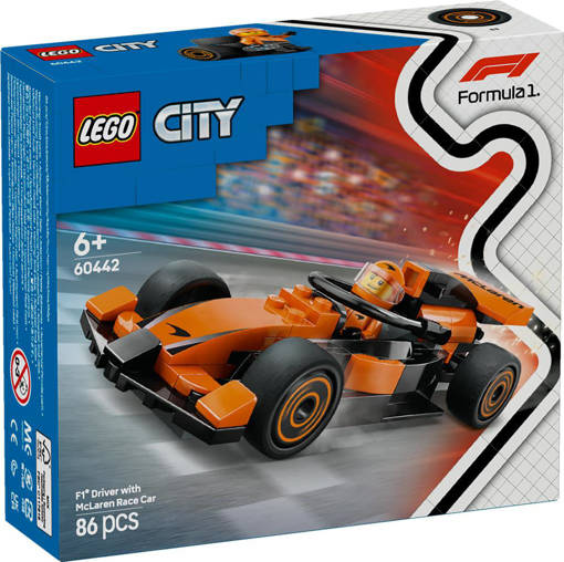 Lego City Formula 1 60442 Pilota e monoposto McLaren F1®