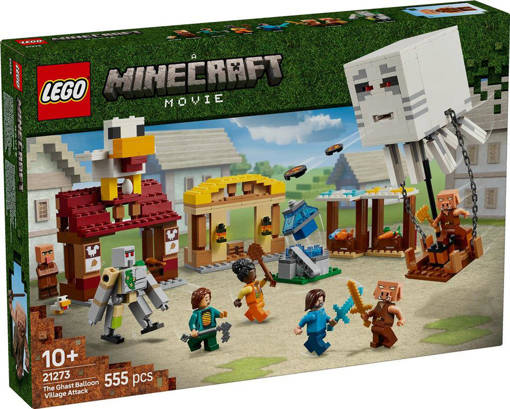 Lego Minecraft 21273 Attacco al villaggio del Ghast-pallone