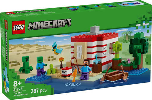 Lego Minecraft 21275 Casa nella giungla esplosiva