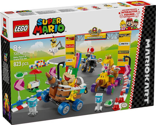 Lego Super Mario 72036 Mario Kart™: Pack Baby Peach e Gran Premio