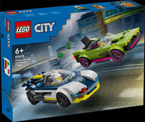 Lego City Police 60415 Inseguimento della macchina da corsa