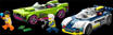 Lego City Police 60415 Inseguimento della macchina da corsa