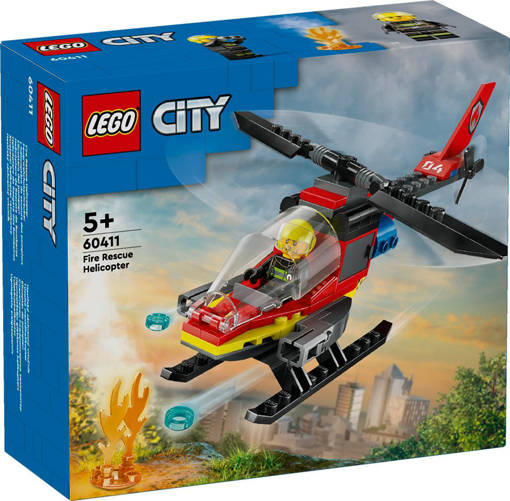 Lego City Fire 60411 Elicottero dei pompieri