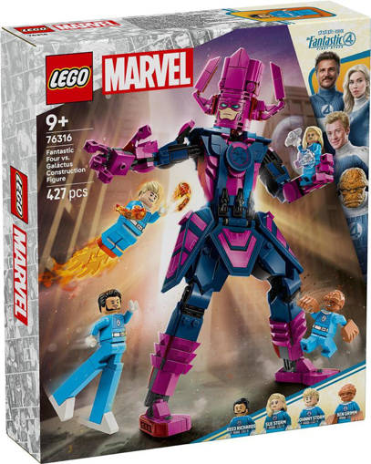 Lego Super Heroes Marvel 76316 Fantastici Quattro contro personaggio costruibile di Galactus