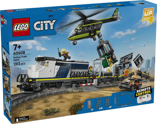 Lego City Trains 60508 Rapina al treno della polizia