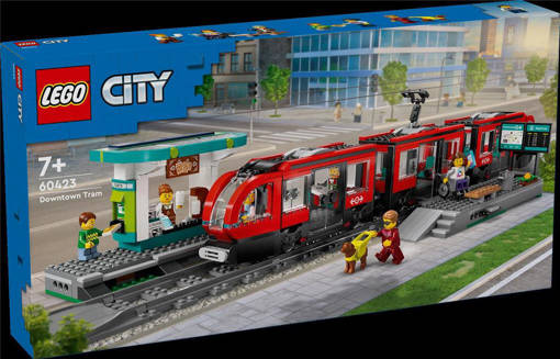 Lego City Trains 60423 Tram e fermata del tram