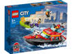 Lego City Fire 60373 Barca di soccorso antincendio