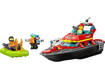 Lego City Fire 60373 Barca di soccorso antincendio