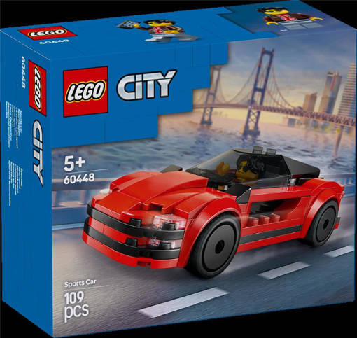 Lego City Great Vehicles 60448 Auto sportiva rossa