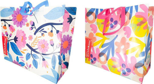 Seta Blu Shopper Bag 45X40X19Cm