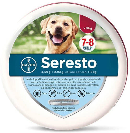 Seresto Collare Antiparassitario per Cani, superiori a 8 kg