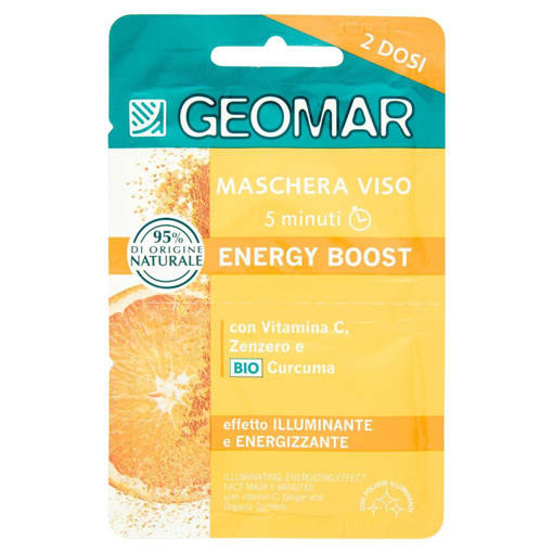 Geomar Maschera Viso Energy Boost 2 x 7,5 mg