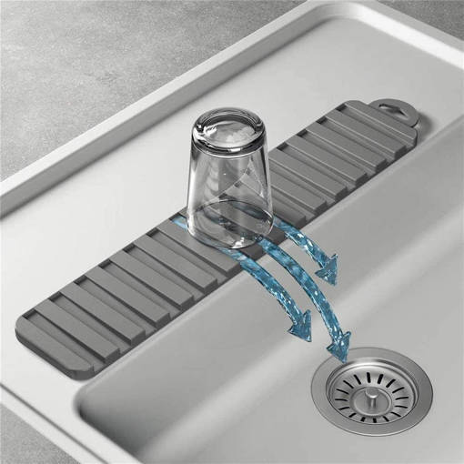 Metaltex Tappetino Drenante In Plastica Peva Cm 40X8 Gravity Slim