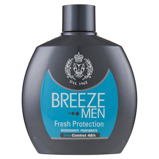Breeze Squeeze Men Fresh Protection Deodorante profumato 100 ml