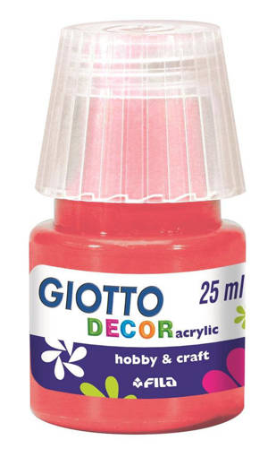 Fila - Giotto - Tempera acrilica multisuperficie 25 ml rosso vermiglione F538107
