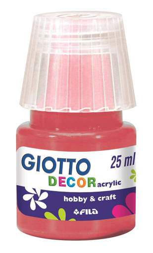 Fila - Giotto - Tempera acrilica multisuperficie 25 ml rosso scarlatto F538108
