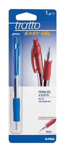 Fila - Tratto - Penna a sfera Easy Gel 1 pz blu F035301