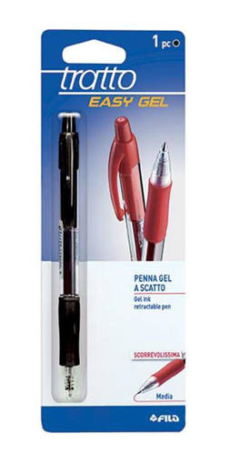 Fila - Tratto - Penna a sfera Easy Gel 1 pz nero F035303