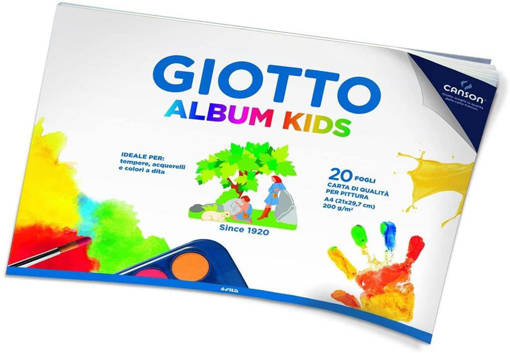 Fila - Giotto - Album kids per pittura A4 20 fogli F580400