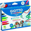 Fila - Giotto - Pennarello per tessuti Decor Textile 6 pz F49480000