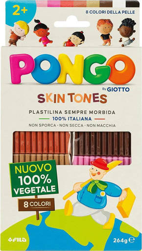 Fila - Giotto - Pongo 8 colori Skin Tones F603100