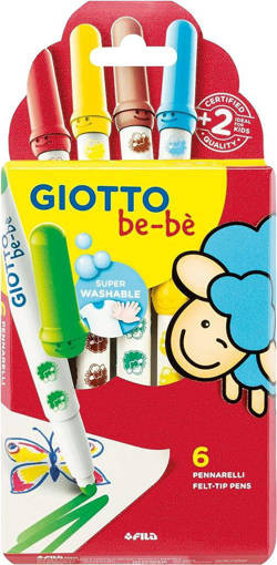 Fila - Giotto be-bè - Pennarelli 6 pz F478100