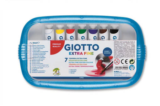 Fila - Giotto - Tempera extra fine 7 x 12 ml F30310000