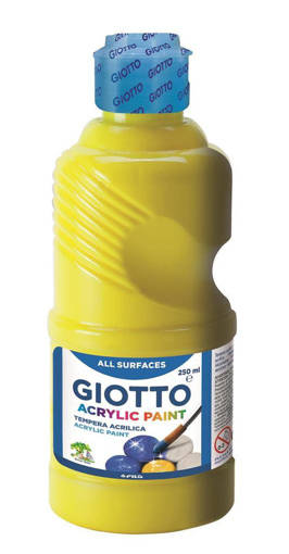 Fila - Giotto - Tempera acrilica 250 ml giallo F53400200