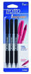 Fila - Tratto - Penna a sfera 1Uno Grip 3 pz nero F043203