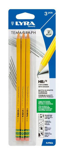 Fila - Lyra - Matita Temagraph 2 x HB L1148007